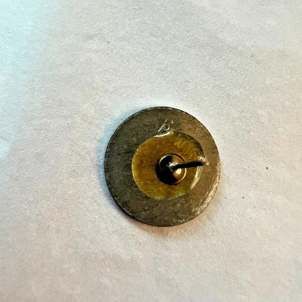 Vintage NOS Pewter Stud Earrings Set of 2 Pairs – Round Minimalist Deadstock New - Picture 6 of 8